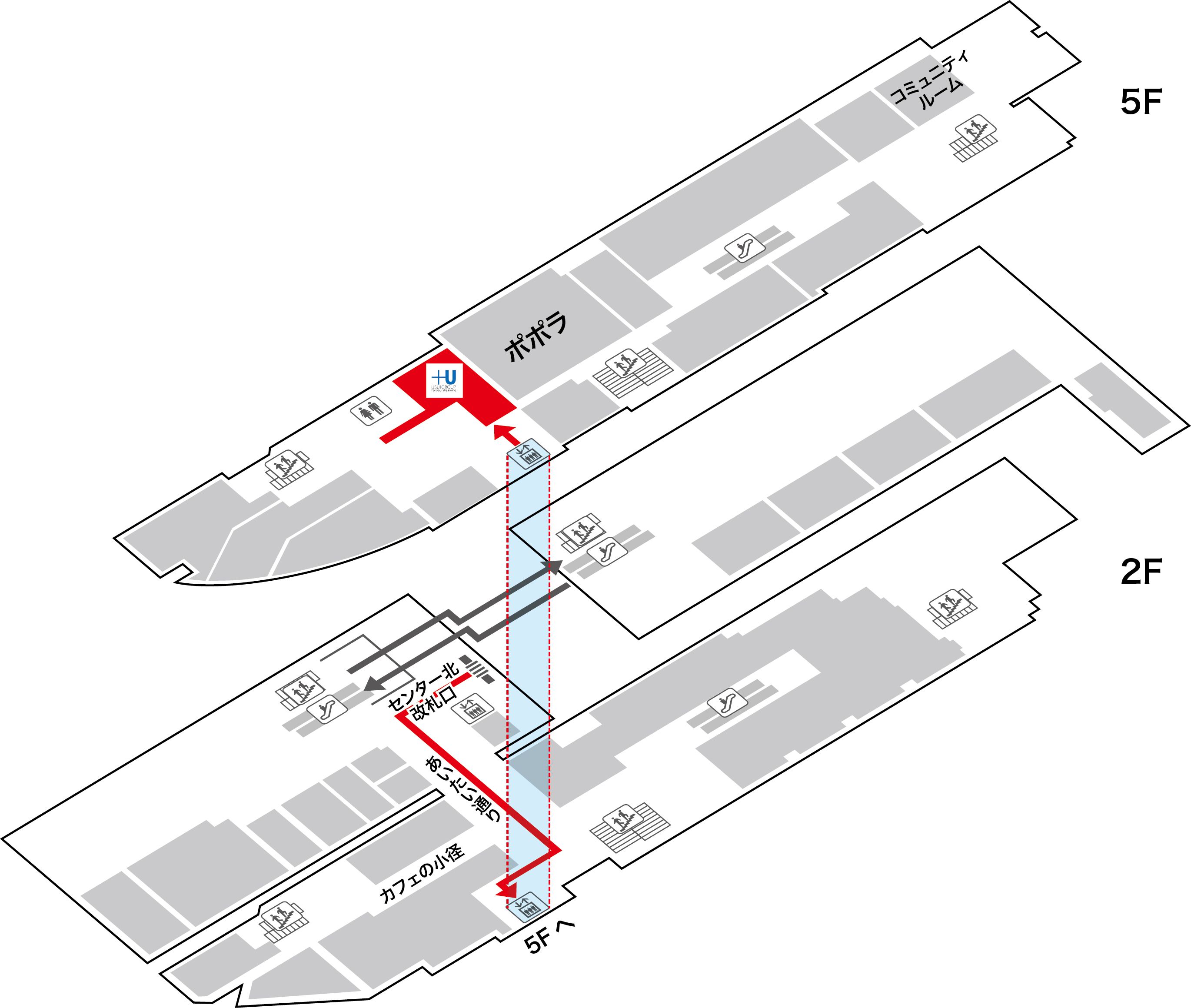 お車の際は、あいたい駐車場をご利用ください。