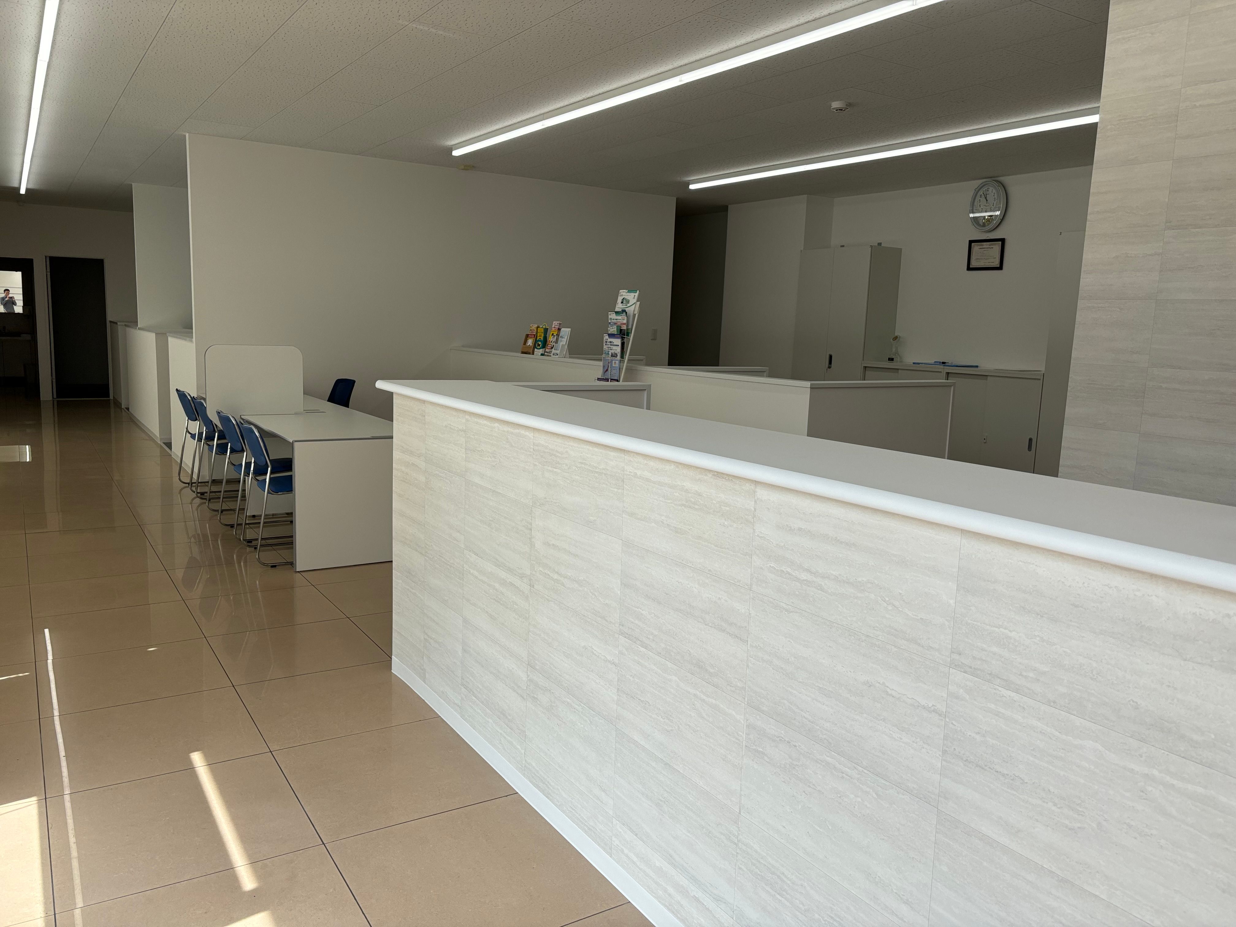 受付カウンター